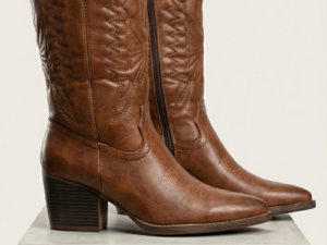 Botas Cowboy de Caña Alta Color Camel