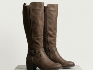 Botas Estilo Hípico Color Café